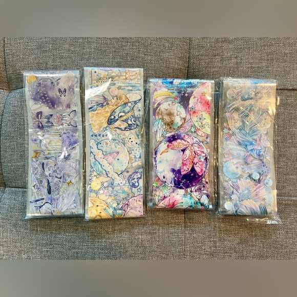 Waterproof PET Tape cute, lovely,Flower, journal sticker, Notebook, hand account - Picture 2 of 10